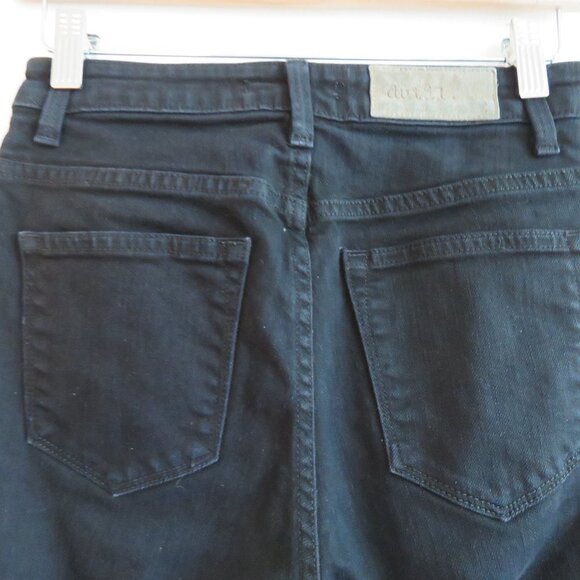 DUTIL High Rise Skinny Jeans in Black Overdye - Size 26 - Picture 13 of 14